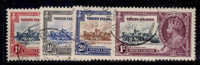 british-virgin-islands-gv-sg103-106-1935-silver-jubilee-set-fine-used-cat-55