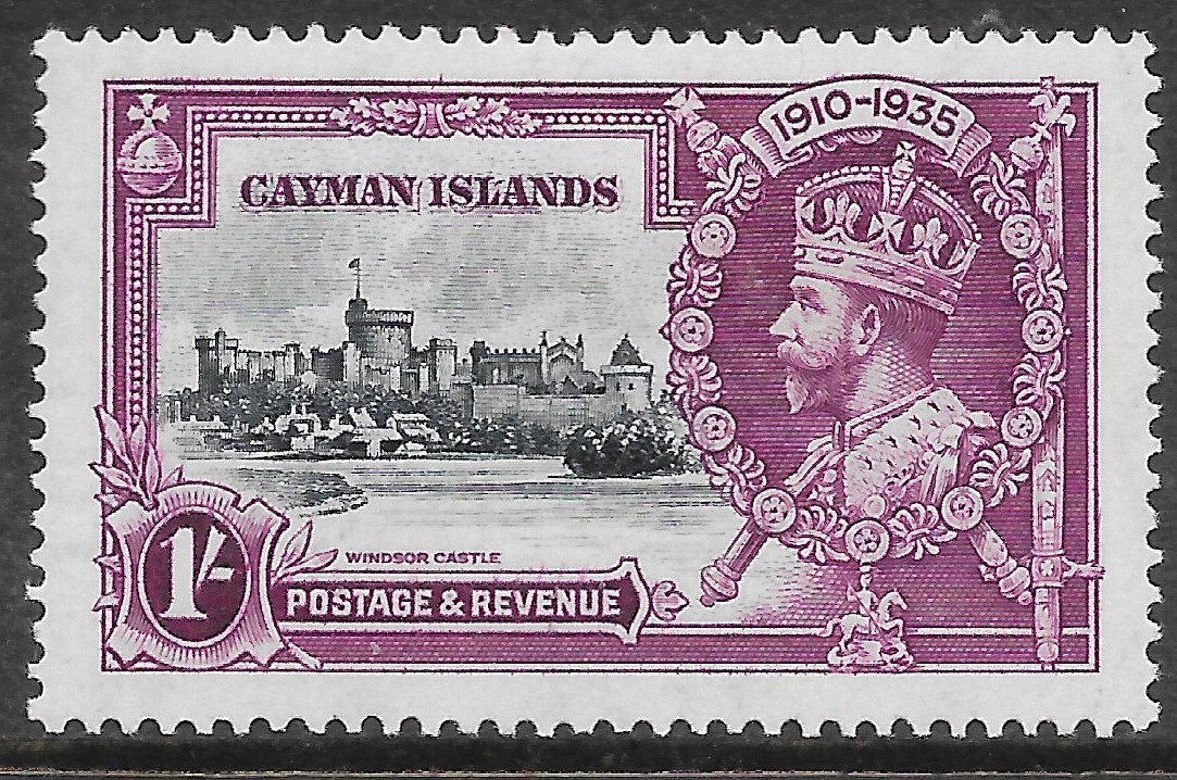 cayman-islands-sg111-1935-silver-jubilee-1-slate-purple-mtd-mint