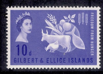 gilbert-and-ellice-islands-qeii-sg79-1963-10c-freedom-from-hunger-nh-mint