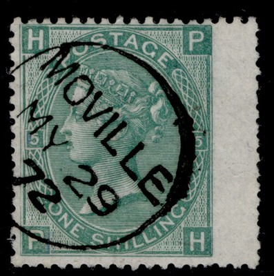 gb-qv-sg117-1s-green-plate-5-fine-used-cat-45-cds-ph