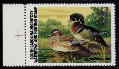 usa-1981-5-50-south-carolina-duck-stamp-scott-1-nh-mint-cat-60