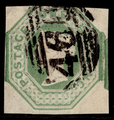 gb-qv-sg54-scarce-1s-pale-green-cut-square-used-cat-1000