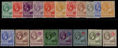 antigua-gv-sg62-80-1921-29-wmk-mult-script-set-m-mint-cat-270