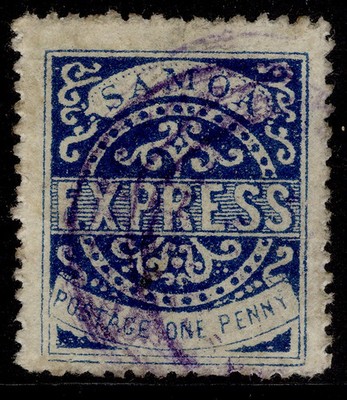 samoa-qv-sg15-1d-blue-used-cat-1000-perf-12-3rd-state