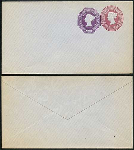 esc360-qv-2d-lake-and-6d-violet-stamped-to-order-envelope-mint