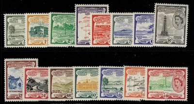 st-christopher-nevis-anguilla-qeii-sg106a-118-1954-63-set-m-mint-cat-95