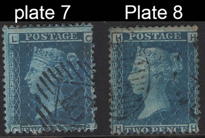 gb-1858-2d-blue-plates-7-8-odd-short-perf-otherwise-vfu-sg45-c90