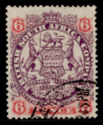 rhodesia-qv-sg46-6d-mauve-rose-fine-used