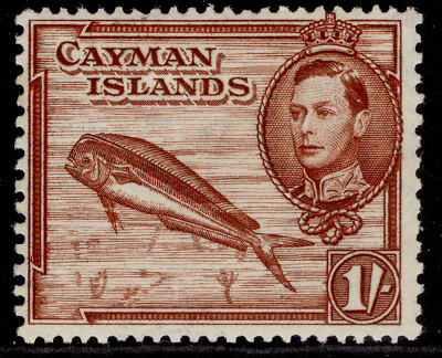 cayman-islands-gvi-sg123-1s-red-brown-m-mint