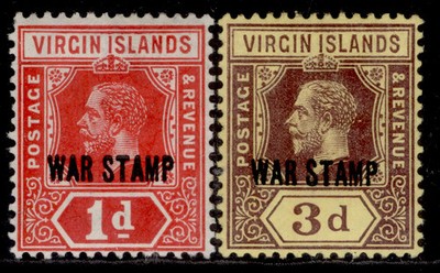 british-virgin-islands-gv-sg78-79-1916-war-stamp-set-m-mint-cat-13