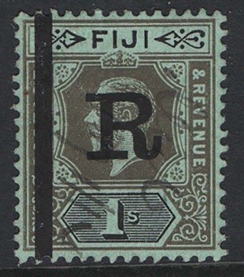 fiji-1914-mca-1s-green-back-ovpt-bar-r-fine-revenue-used-barefoot-27