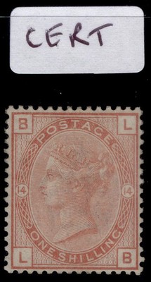 gb-qv-sg163-1s-orange-brown-plate-14-lh-mint-cat-500-diena-cert-lb