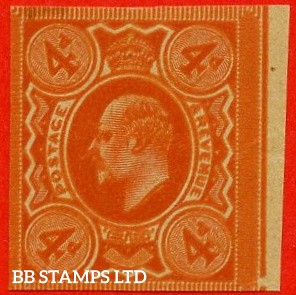 sg-240-4d-orange-on-poor-quality-buff-paper-plate-proof-double-impre-b94616