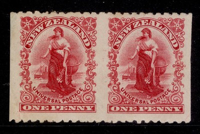 new-zealand-qv-sg278a-1d-carmine-m-mint-universal-pirie-paper-p11-pair