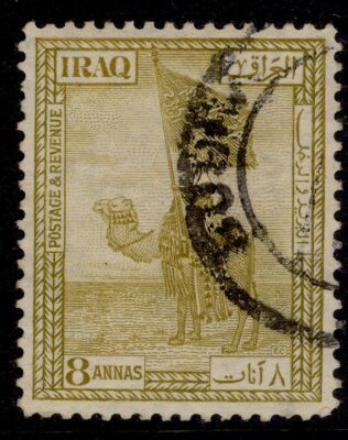 iraq-gv-sg48-8a-olive-bistre-fine-used