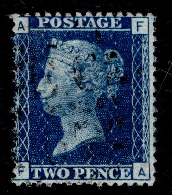 gb-qv-sg47-2d-dp-blue-plate-15-fine-used-cat-22-fa