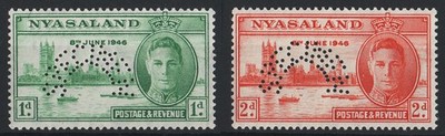 nyasaland-1946-victory-set-perfined-specimen-um-sg158-159