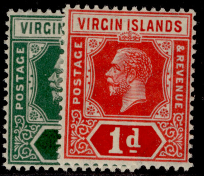 british-virgin-islands-gv-sg80-81-1921-die-ii-wmk-script-set-nh-mint-cat-27