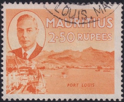 mauritius-1950-2r-50-orange-port-louis