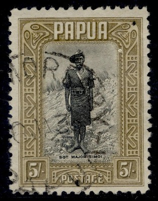 aus-papua-british-new-guinea-qeii-sg143-5s-fine-used-cat-55-cds-pmk