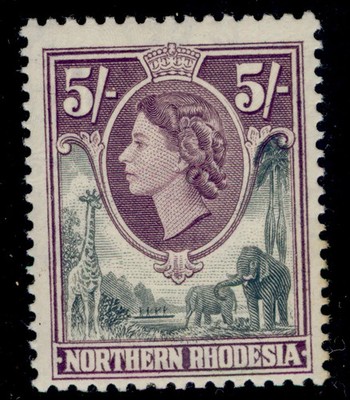 northern-rhodesia-qeii-sg72-5s-grey-dull-purple-nh-mint-cat-18