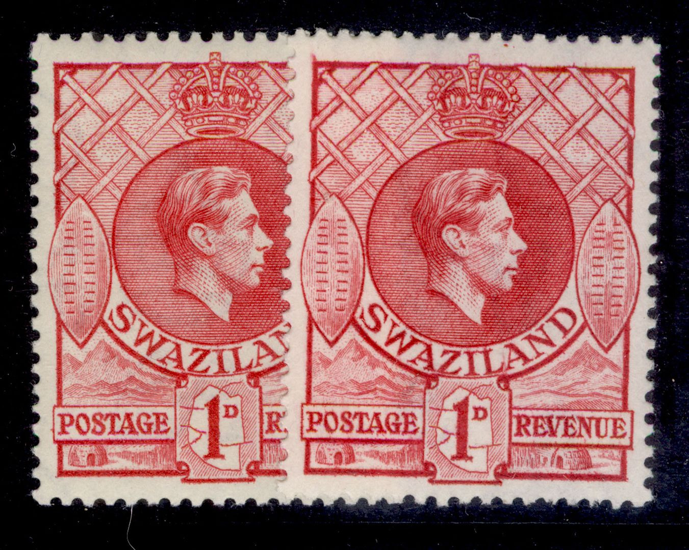 swaziland-gvi-sg29-29a-1d-perf-varieties-m-mint