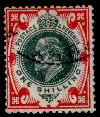 gb-edvii-sg313-spec-m47-4-1s-green-scarlet-fine-used-cat-40-cds