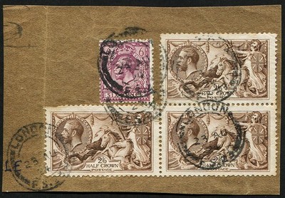 2-6d-sg-415-x3-6d-sg-426-on-part-wrapper-l-h-stamp-damaged-scarce