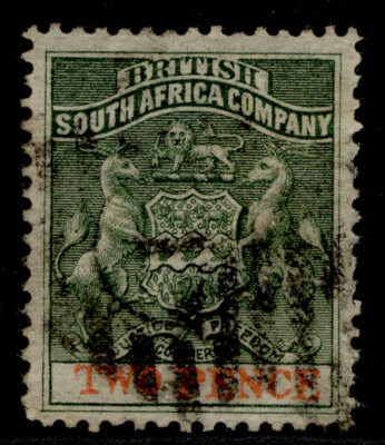 rhodesia-qv-sg20-2d-deep-dull-green-vermilion-used