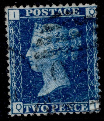 gb-qv-sg47-2d-dp-blue-plate-15-fine-used-cat-22-qi