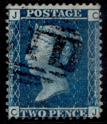 gb-qv-sg45-2d-blue-plate-8-fine-used-cat-40-cj