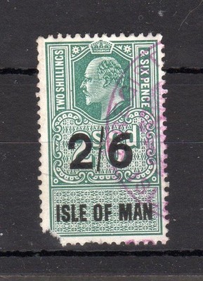 edward-vii-2-6-isle-of-man-revenue-damaged