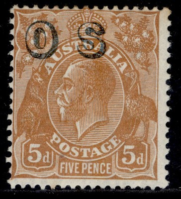 australia-gv-sg-o132-5d-orange-brown-m-mint-cat-50