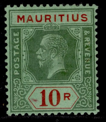 mauritius-gv-sg241-10r-green-red-emerald-m-mint-cat-160
