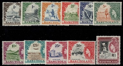basutoland-gvi-sg69-79-1961-63-complete-set-nh-mint-cat-100