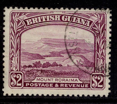 british-guiana-gvi-sg318-2-purple-fine-used-cat-30