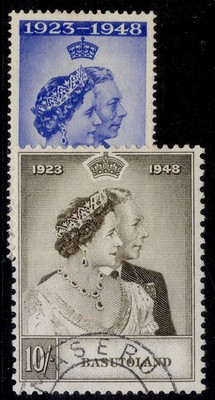 basutoland-gvi-sg36-37-1949-royal-silver-wedding-set-fine-used-cat-50