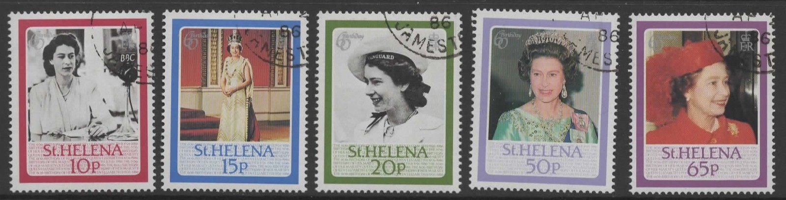 st-helena-sg477-81-1986-50th-birthday-of-queen-elizabeth-used