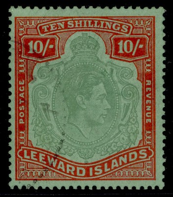 leeward-islands-gvi-sg113c-10-deep-green-deep-vermilion-green-used-cat-150