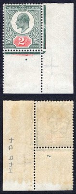 kevii-sg290-2d-deep-dull-green-and-red-somerset-house-m-m-cat-28-pounds