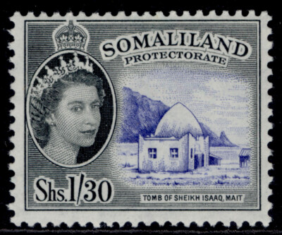 somaliland-protectorate-qeii-sg145-1s-30-ultramarine-black-m-mint-cat-27