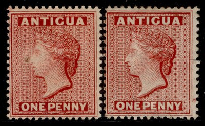 antigua-qv-sg25-26-1d-shade-varieties-m-mint-cat-63-1884-87-1d-shades