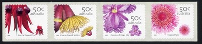 australia-sg2534ea-2005-wildflowers-1st-series-self-adhesive-pemara-strip-u-m