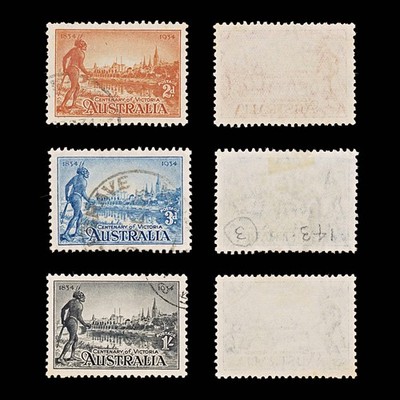 9583-australia-sg147a-149a-set-of-3-1934-sc-142a-144a-mi120c-122c-used-c30