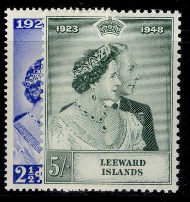 leeward-islands-gvi-sg117-118-1948-royal-silver-wedding-set-nh-mint-cat-10