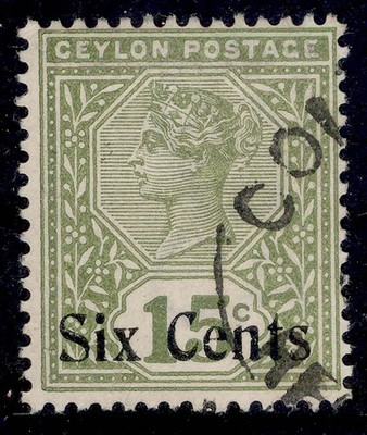 ceylon-qv-sg250-6c-on-15c-sage-green-fine-used