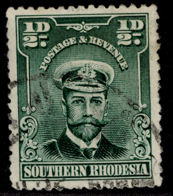 southern-rhodesia-gv-sg1-d-blue-green-fine-used