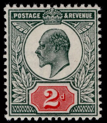 gb-edvii-sg290-spec-m13-1-2d-deep-dull-green-red-nh-mint-cat-60