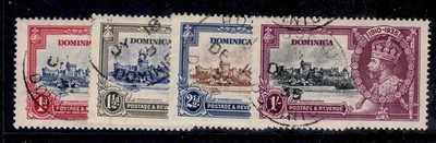 dominica-gv-sg92-95-1935-silver-jubilee-set-fine-used-cat-25-cds