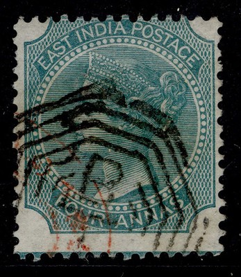 india-qv-sg71-4a-blue-green-fine-used